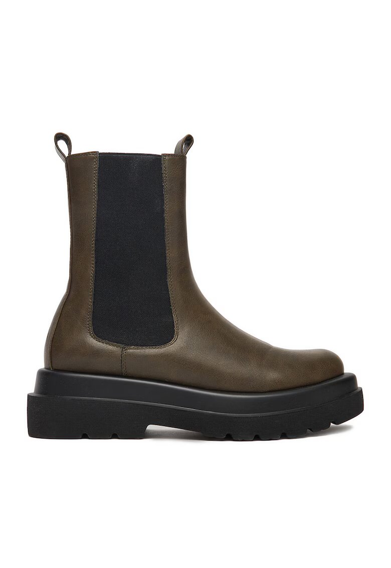 DeeZee Ghete dama model 7223-1-OLIVE - sintetic - negru verde -