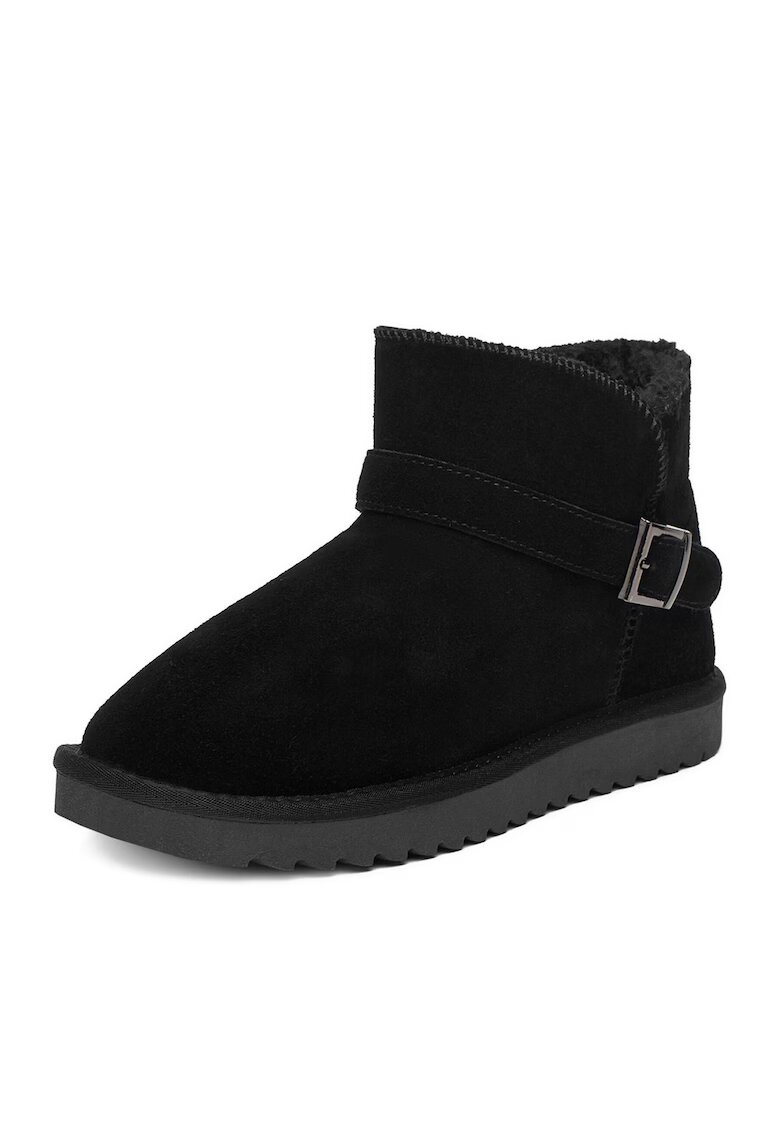 DeeZee Ghete de zapada - piele naturala - negru - Negru