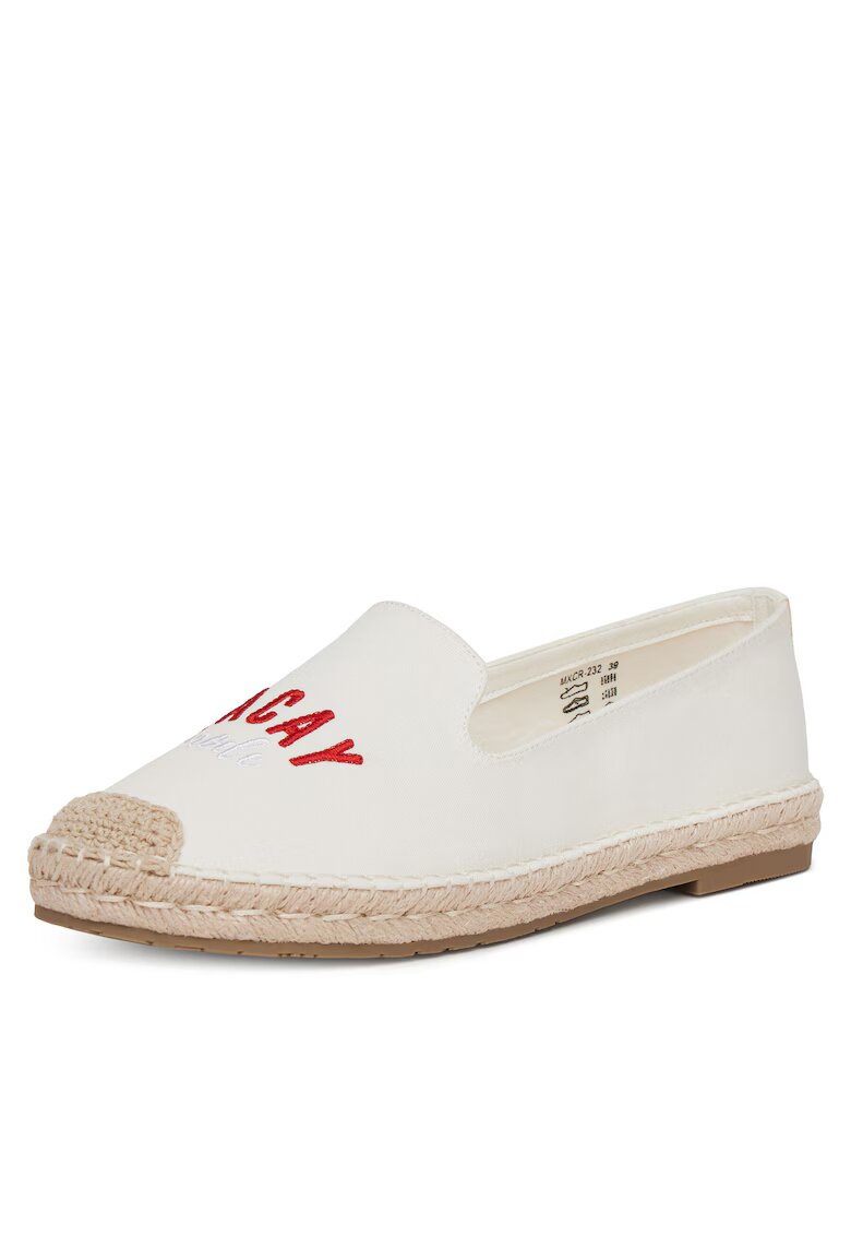 DeeZee Mocasini dama - espadrile - alb - tesatura -