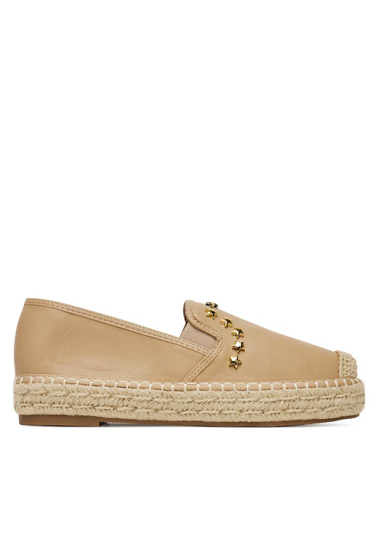 DeeZee Mocasini dama - espadrile bej - tesatura MSD53