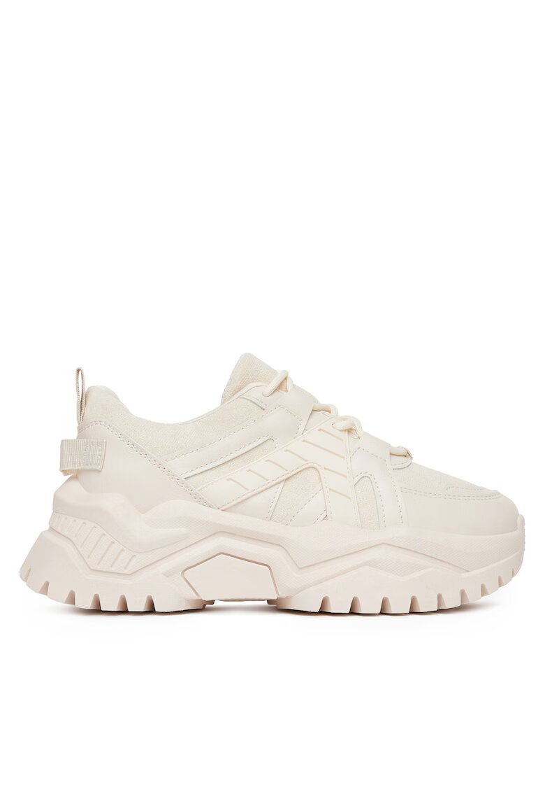 DeeZee Pantofi sport dama - sneakers bej - piele ecologica -