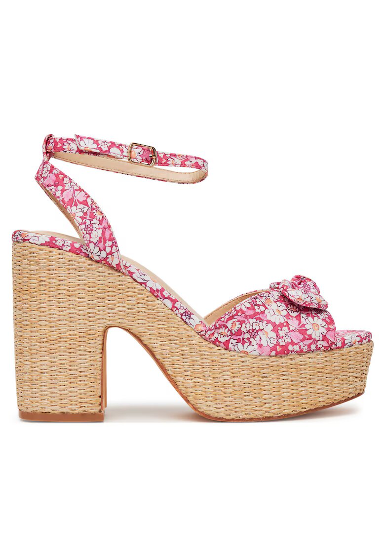 DeeZee Sandale dama - espadrile - roz - tesatura