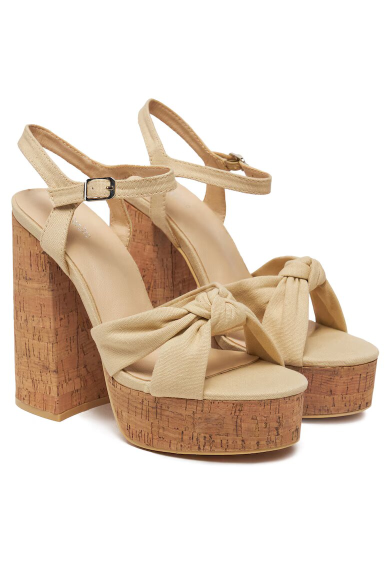 DeeZee Sandale dama model WX2015-S-3RM - bej - tesatura -