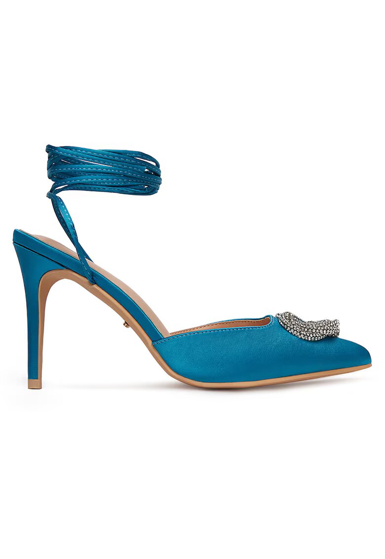 DeeZee Sandale dama - toc - albastru