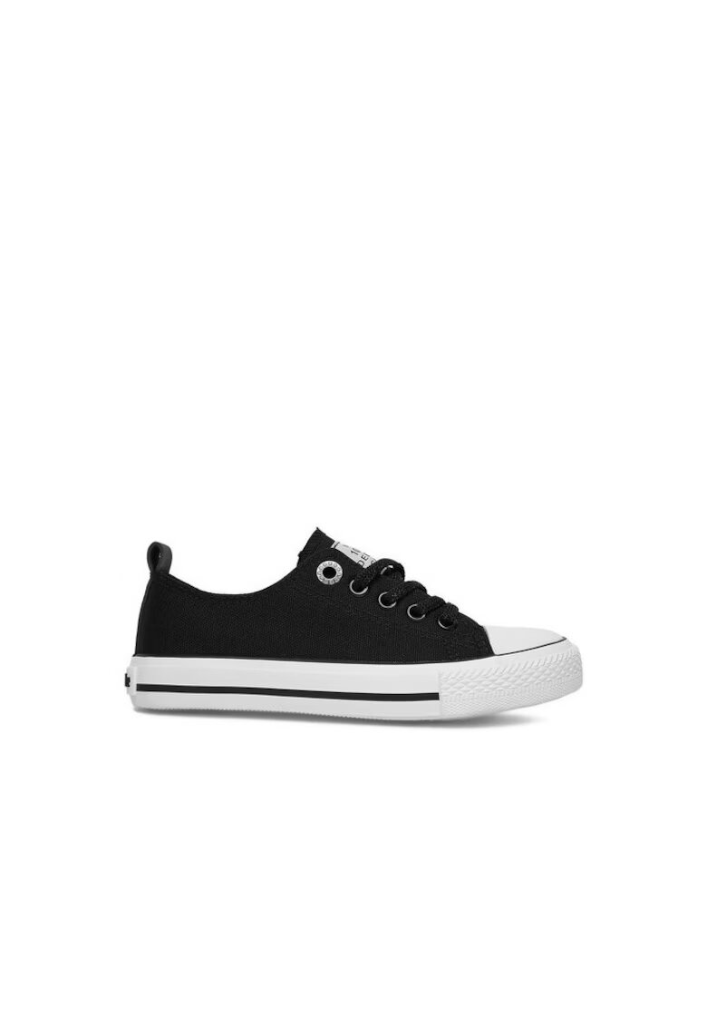 DeeZee Tenisi copii - fata - negru - material textil