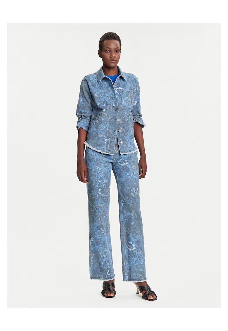 Desigual Camasa din denim pentru femei albastru