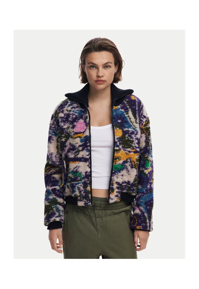 Desigual Geaca bomber dama colorata - fabricata din materiale de calitate