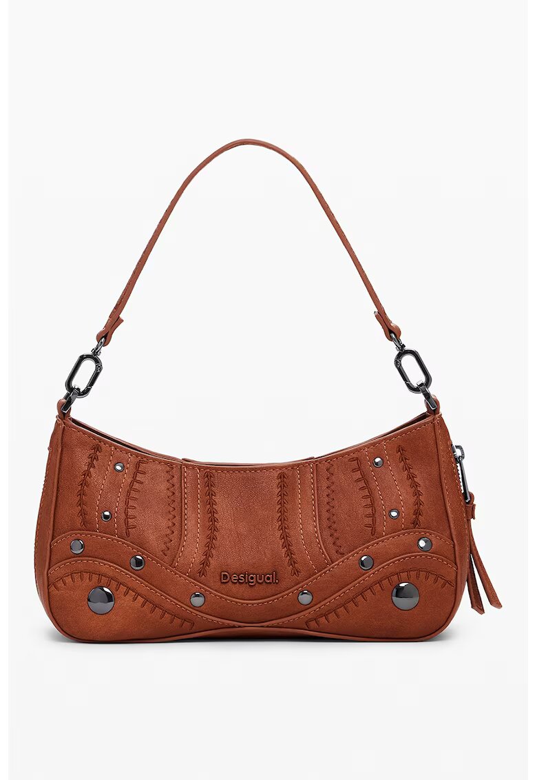 Desigual Geanta dama camel 25WAXPA7 - Maro scortisoara - 14x27x5.5