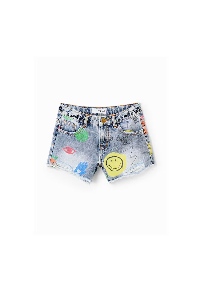 Desigual Pantaloni lungi - 302006847 - Bumbac - Albastru - Albastru