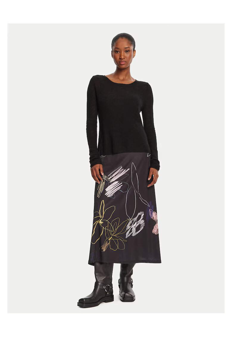 Desigual Rochie casual dama negru - fabrica de calitate
