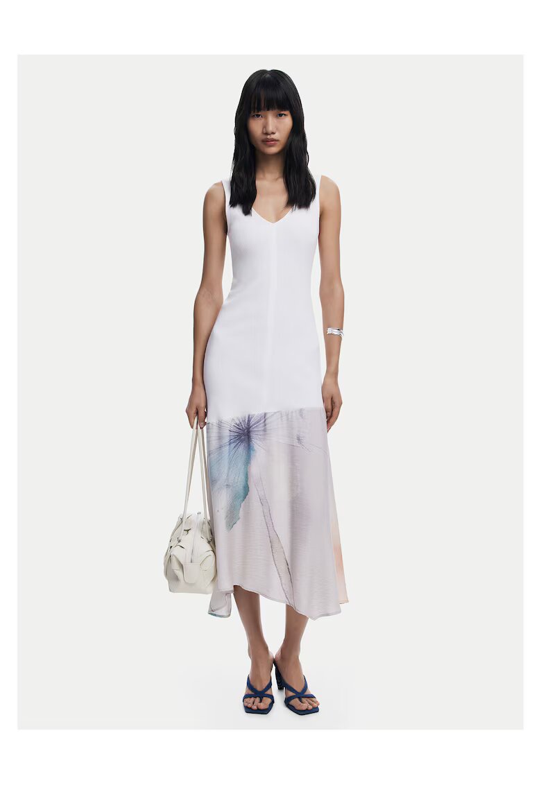Desigual Rochie casual de dama alba