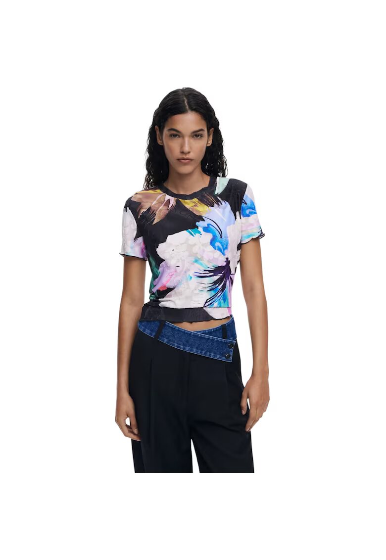Desigual Tricou Viena 50474 - Multicolor
