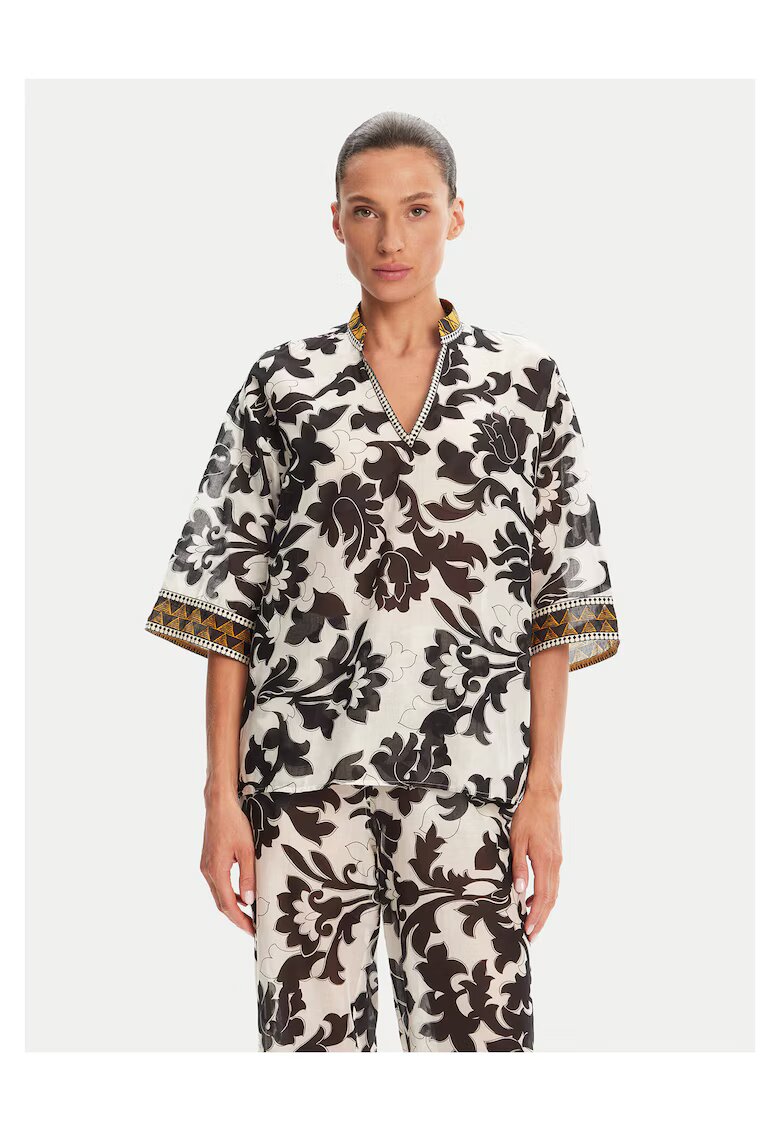 Devotion Twins Bluza dama - Ethnic 025.004G - negru