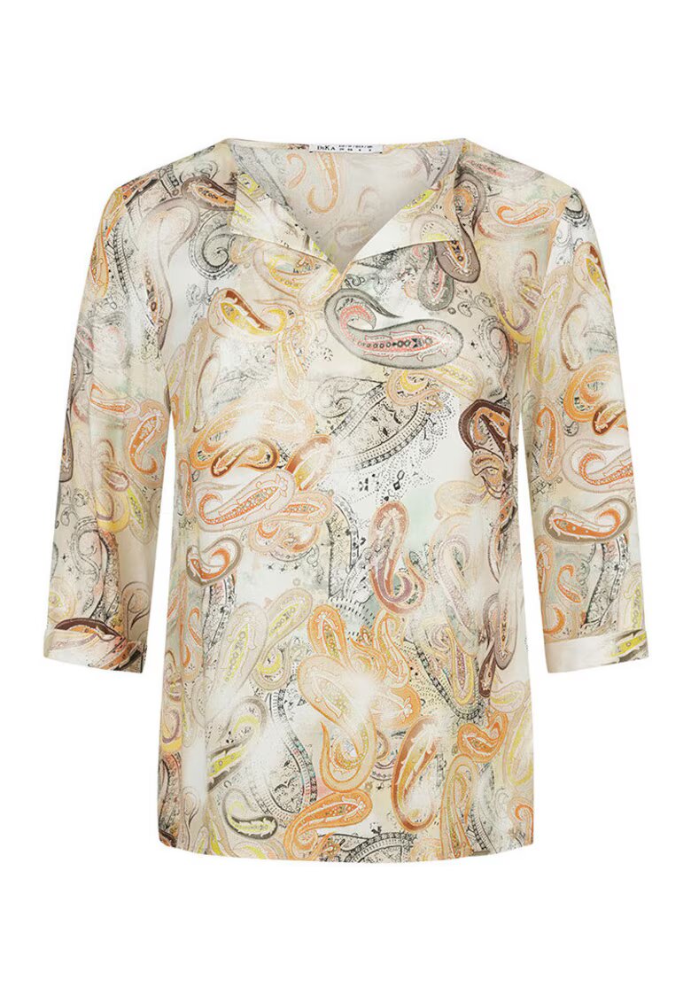 DiKa Bluza din viscoza cu model paisley