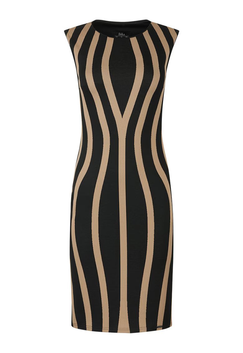 DiKa Rochie bodycon cu imprimeu in dungi