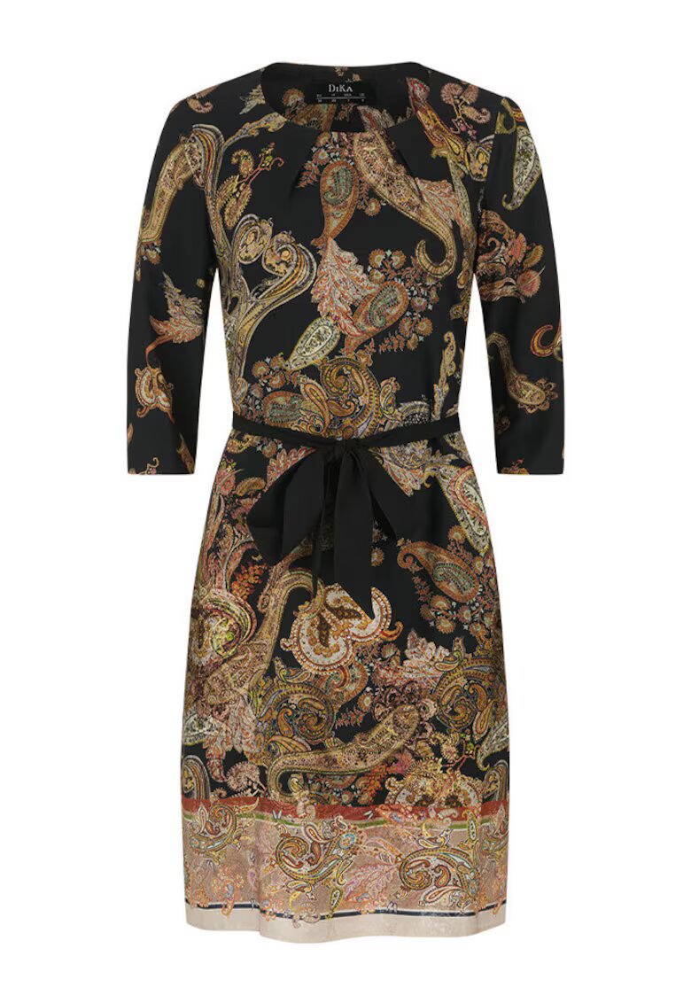 DiKa Rochie cu imprimeu paisley si maneci 3/4
