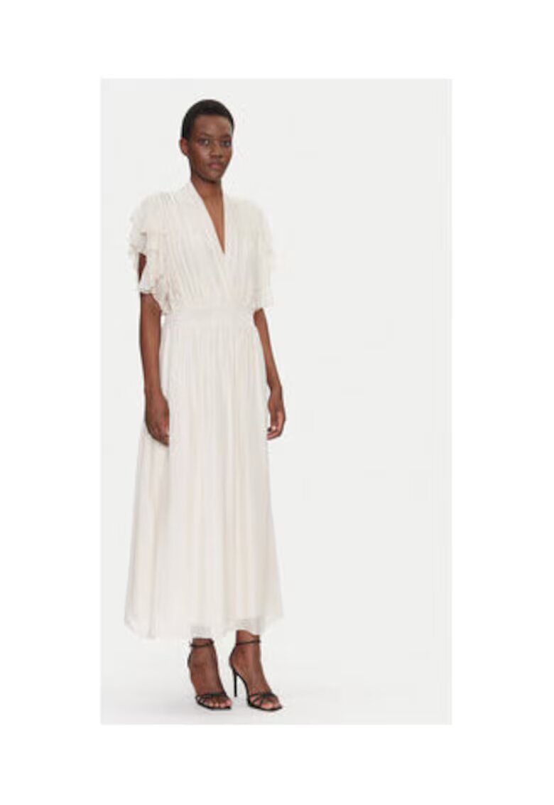 Dixie Rochie de vara - bej - 70% viscoza - 30% matase -