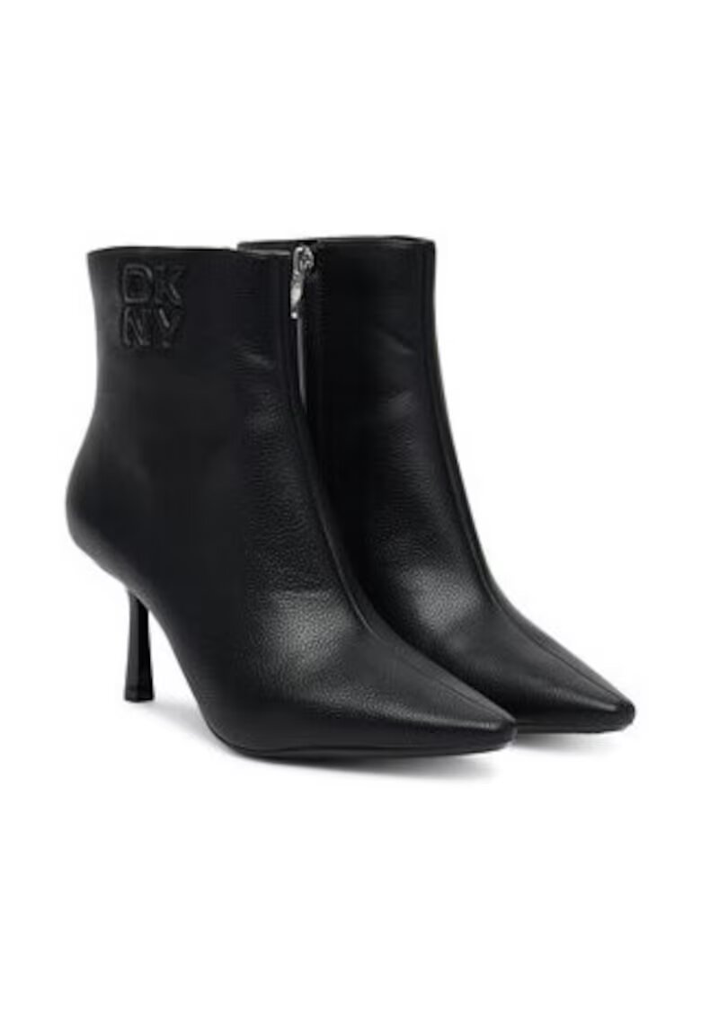 DKNY Botine dama - piele ecologica - negru - Negru