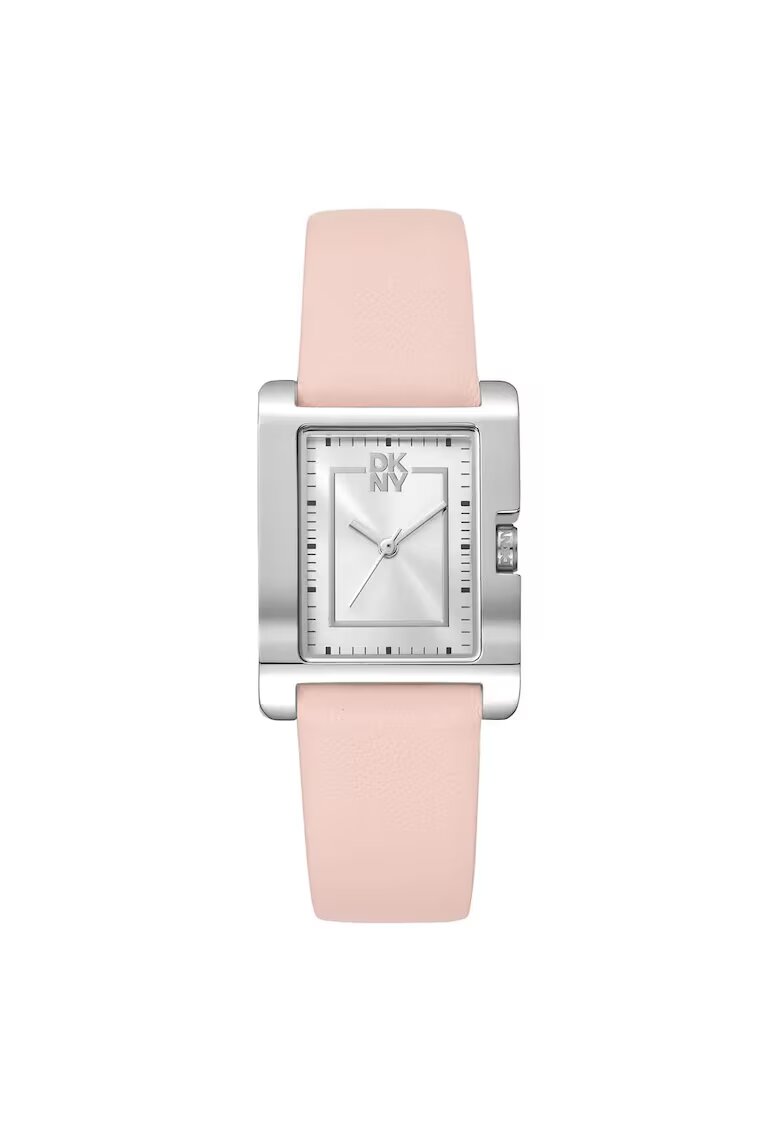 DKNY Ceas dama model DK1L007L0015 - roz - 31-35 mm - curea din piele ecologica - rezistenta la apa 3 ATM