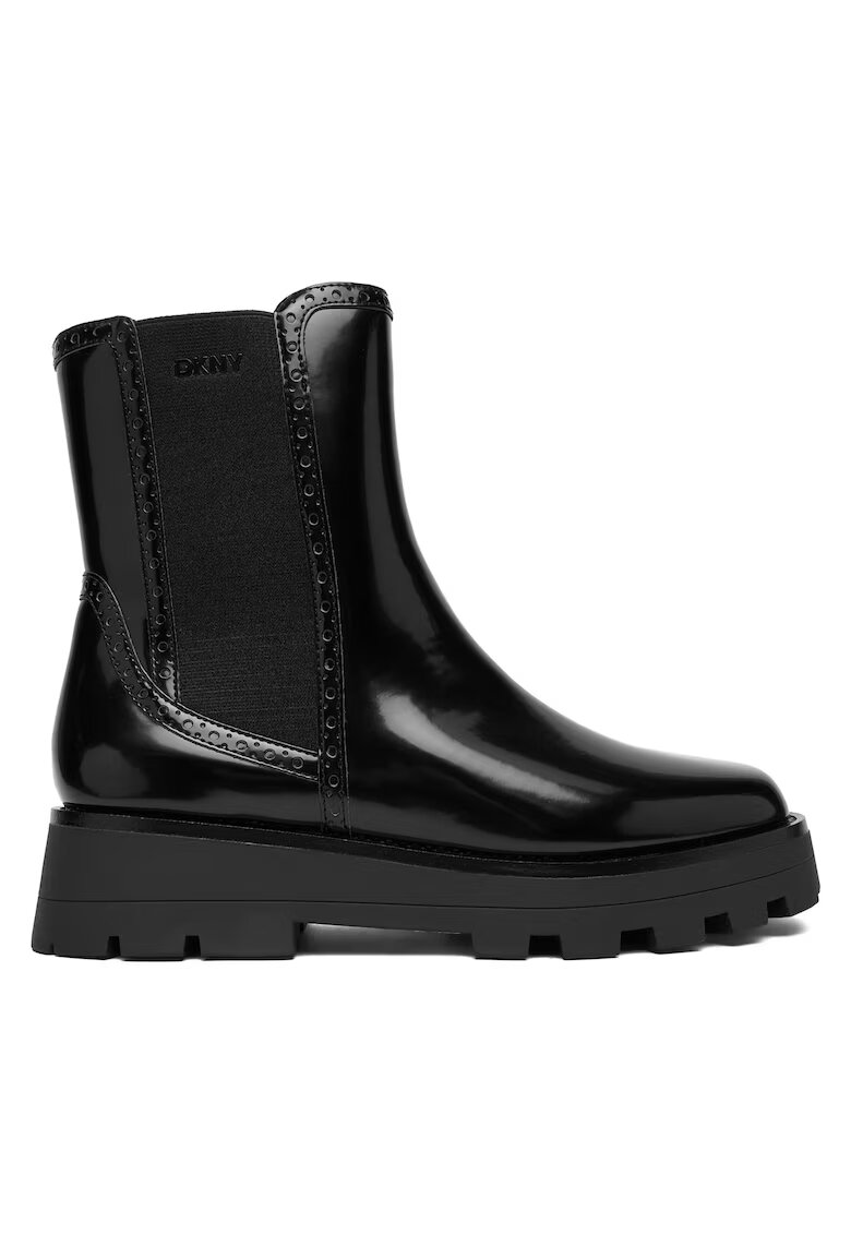 DKNY Ghete dama Sanchit K4569875 - piele ecologica - negru