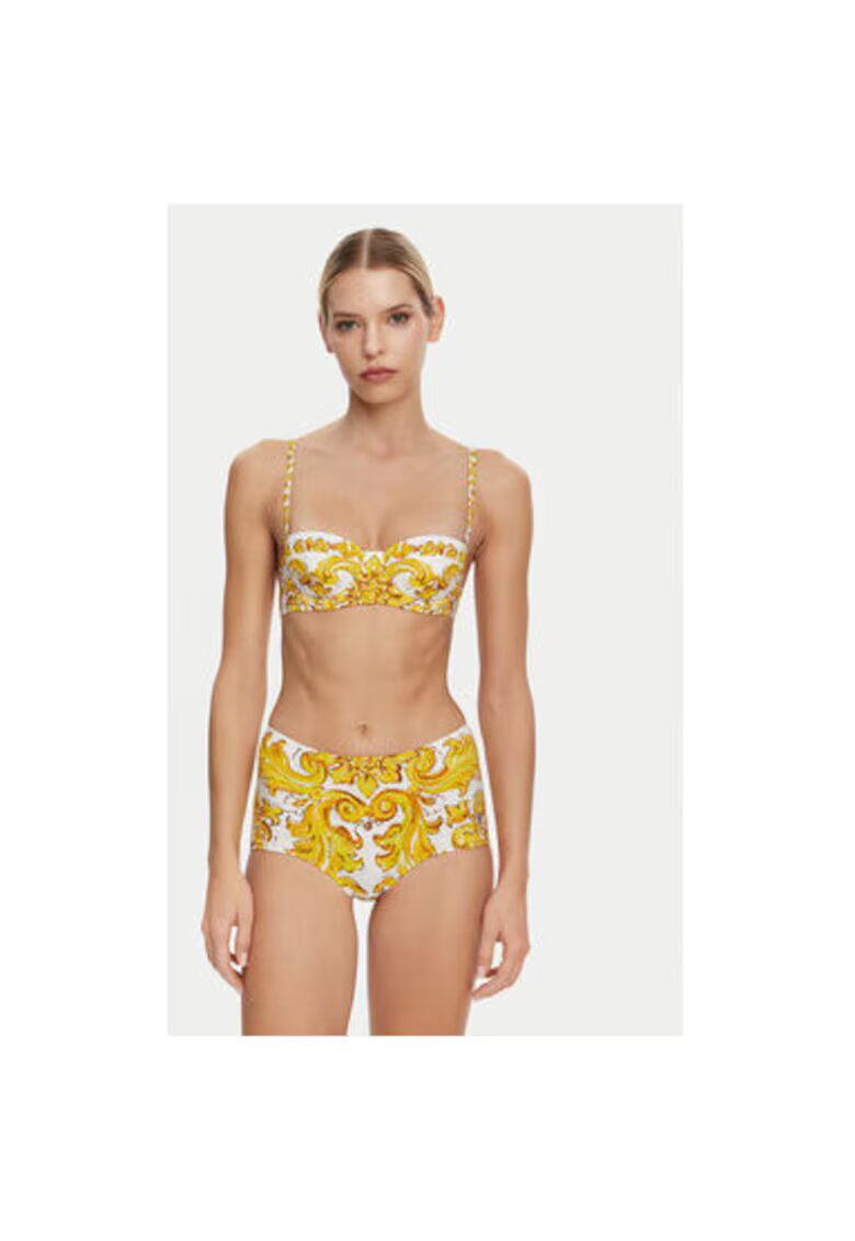 Dolce & Gabbana Costum de baie Dama - 305315229 - Poliamida - Elastan - Galben