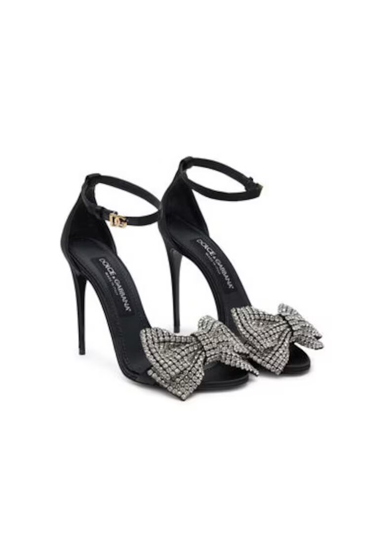 Dolce & Gabbana Sandale dama 305315830 - Textil - Negru - Negru