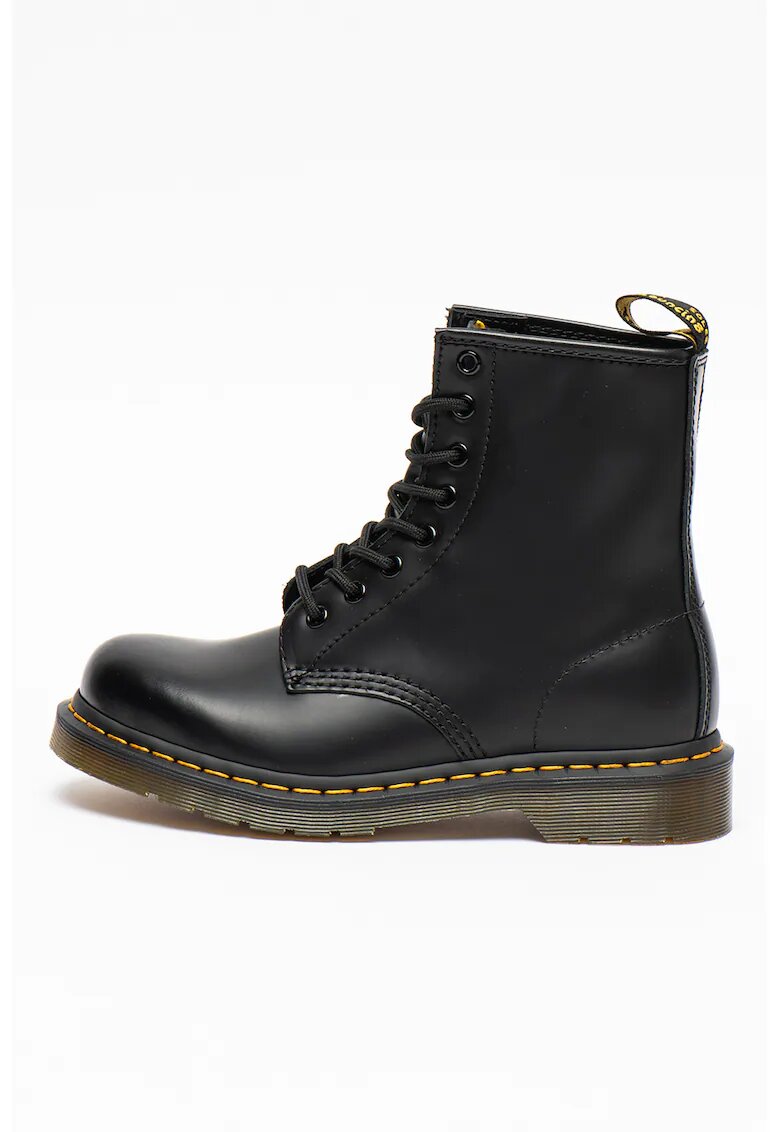 Dr. Martens Bocanci de piele cu cusaturi contrastante Smooth - Negru