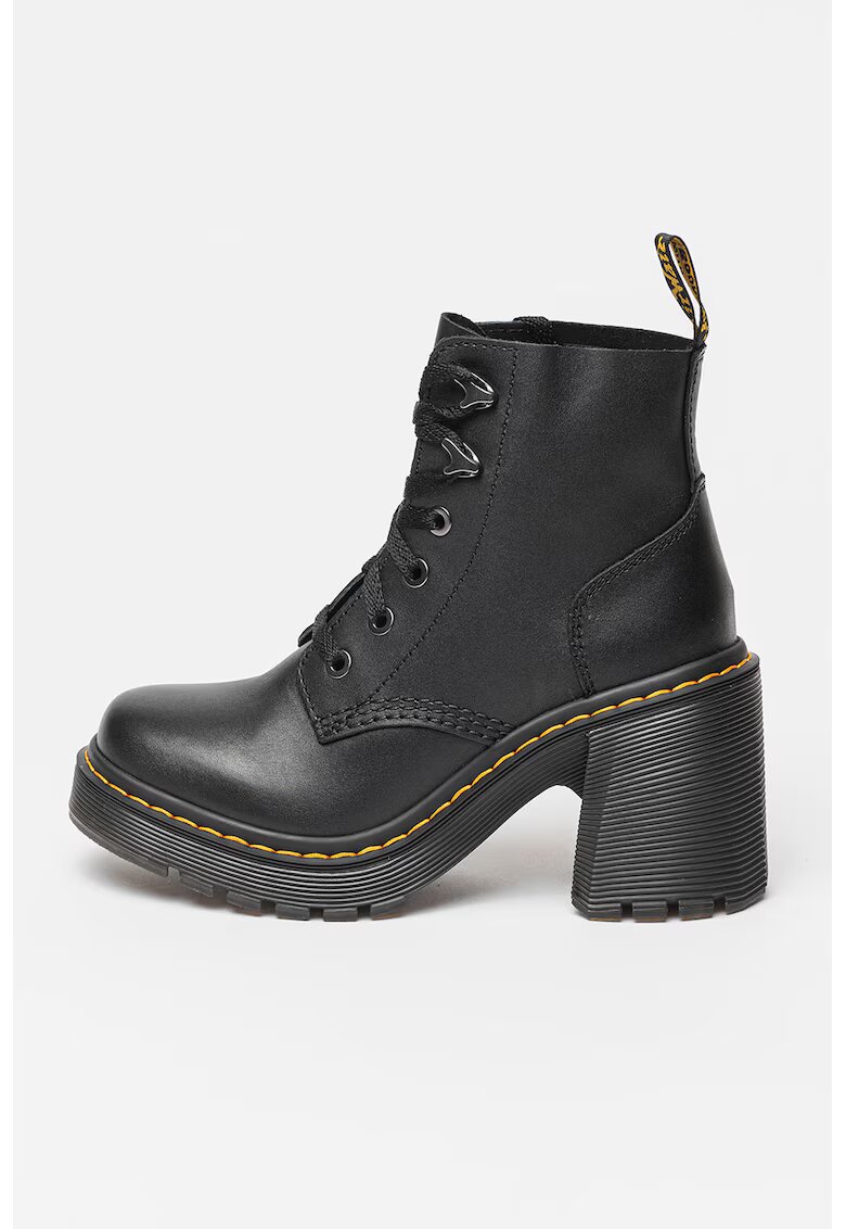 Dr. Martens Botine de piele cu sireturi Jesy - Negru
