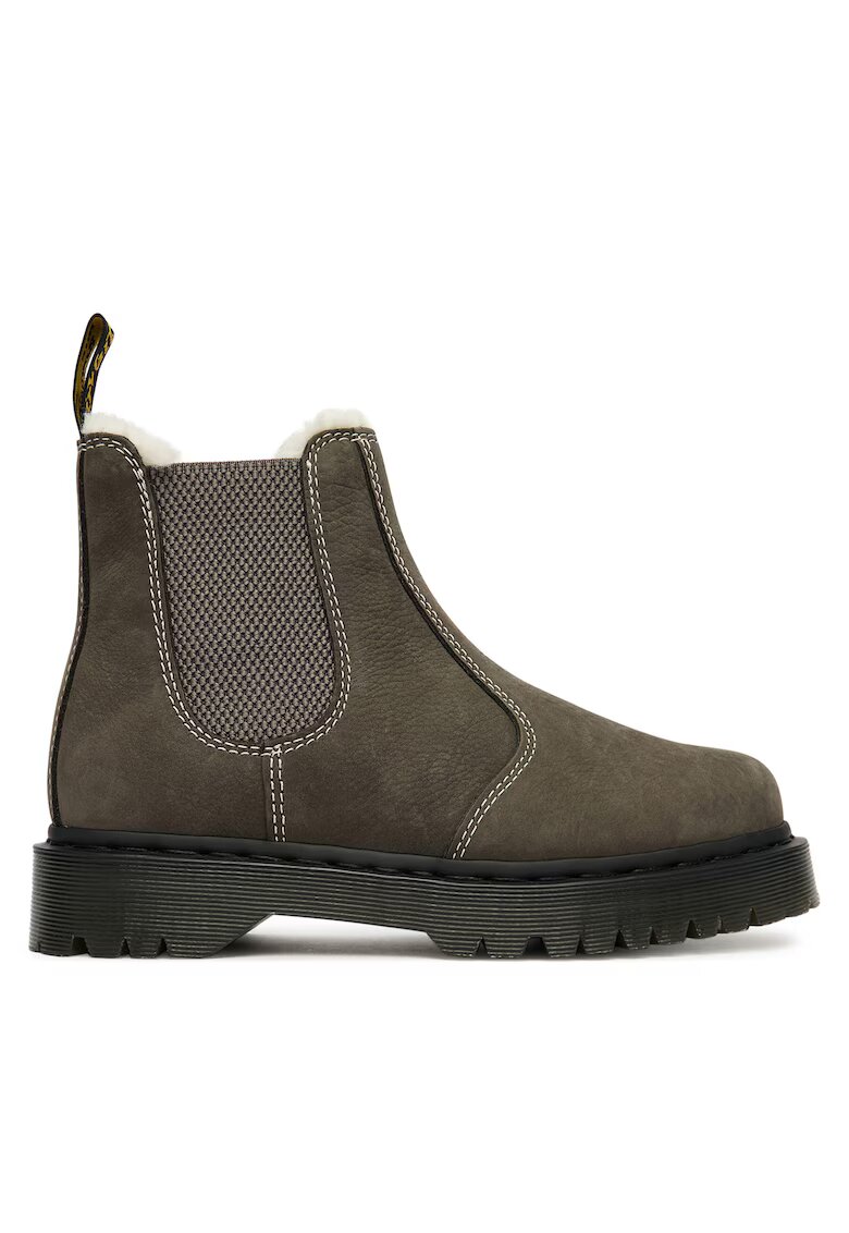 Dr. Martens Ghete dama Gunmetal - piele naturala - gri