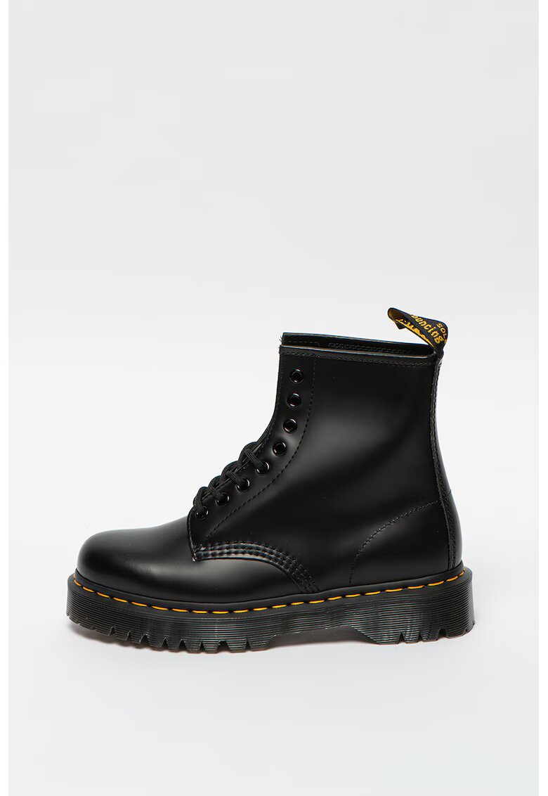 Dr. Martens Ghete unisex de piele cu logo 1460 - Negru
