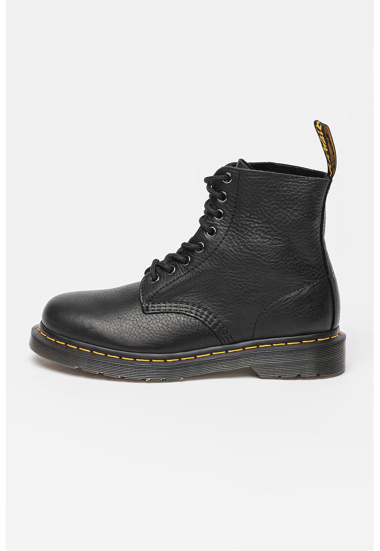 Dr. Martens Ghete unisex de piele cu sireturi 1460 Pascal - Negru