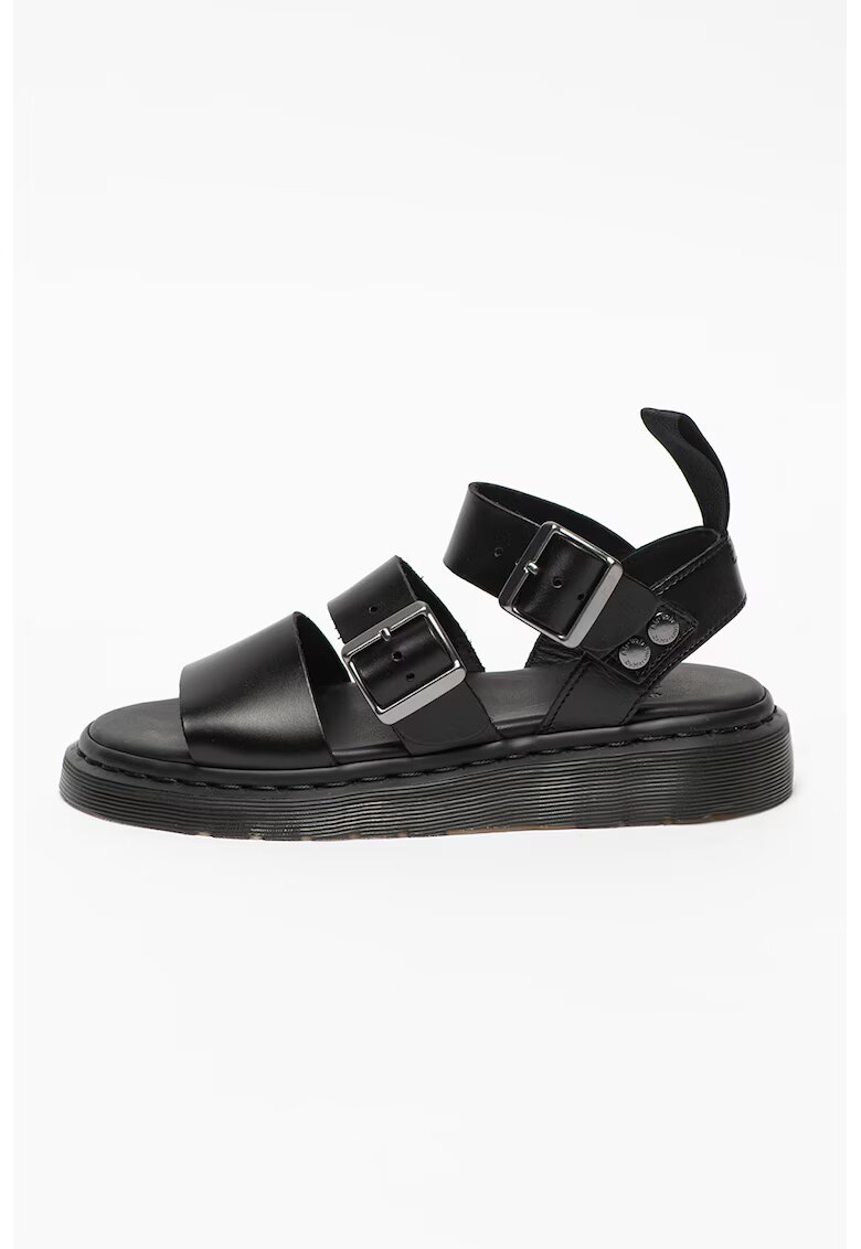 Dr. Martens Sandale din piele Gryphon - Negru