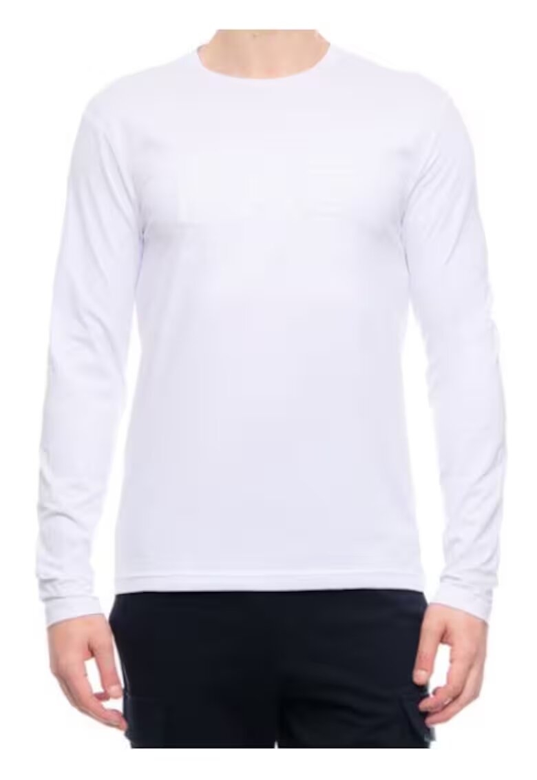 EA7 Bluza barbati Bumbac - Alb - Alb