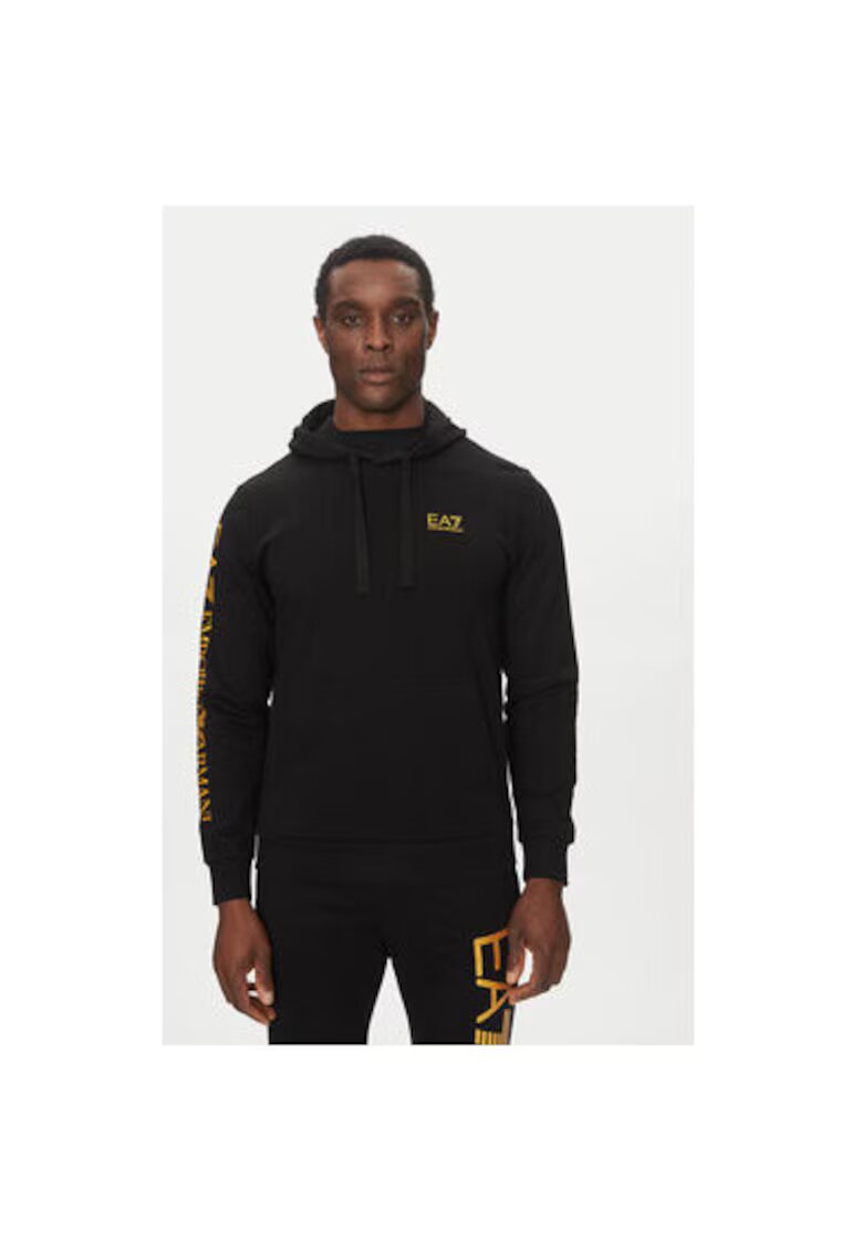EA7 Bluza barbati Emporio Armani - 7M000569 AF13512 - Bumbac - 3XL INTL - Negru
