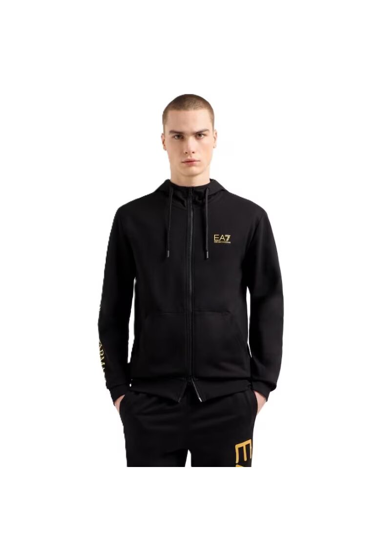 EA7 Bluza cu fermoar M HOODIE FZ EXTENDED LOGO CC-7M000568-AF13512-MC004
