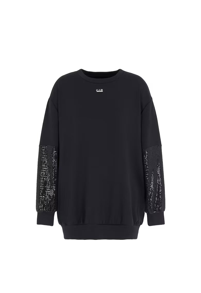 EA7 Bluza pentru Femei - W T-Top Fz - 3RTM29-TJKRZ-1200 - Negru - Negru