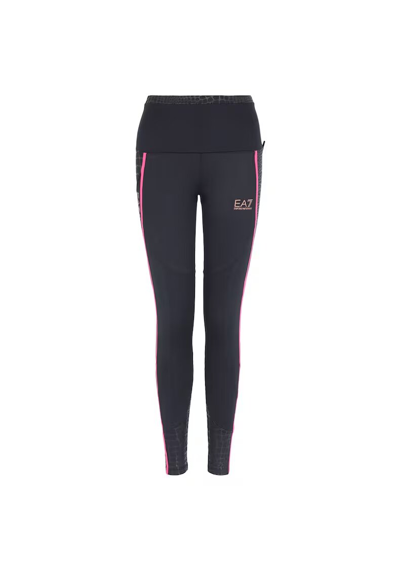 EA7 Colanti pentru Femei - W Leggings - 3RTP53-TJNRZ-1200 - Negru - Negru