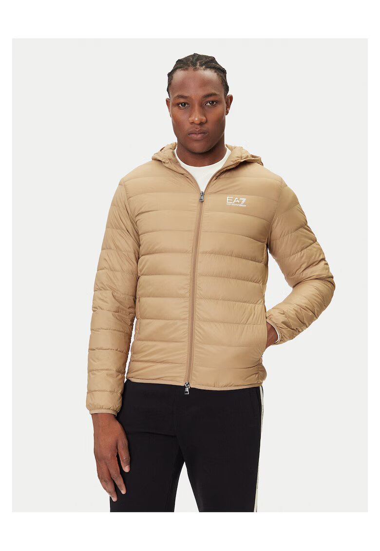 EA7 Geaca de puf pentru barbati Emporio Armani - bej