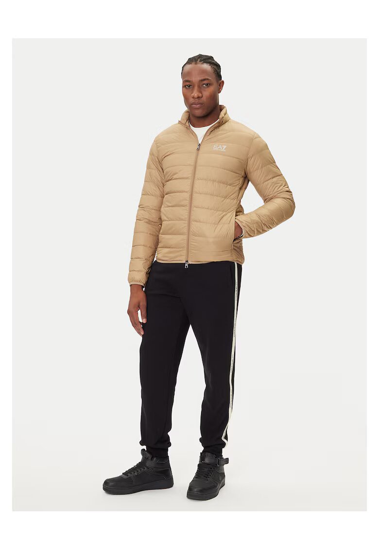 EA7 Geaca puf barbati Emporio Armani - bej -