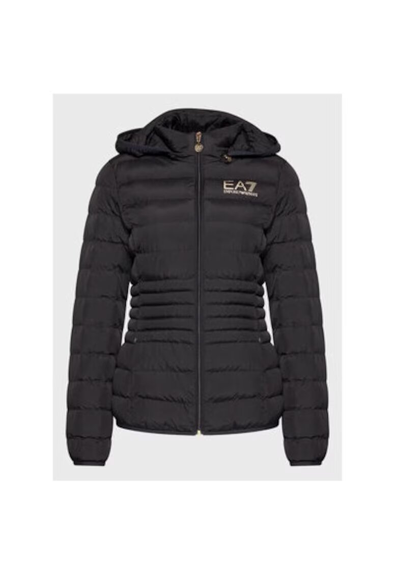 EA7 Geaca slim fit cu gluga