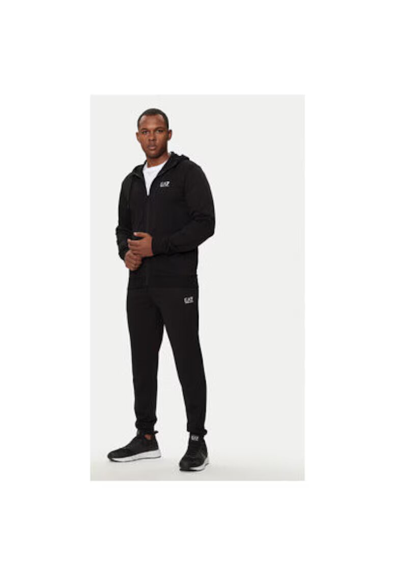 EA7 Hanorc barbati Emporio Armani - 8NPM33 PJVRZ - Bumbac - M INTL - Negru
