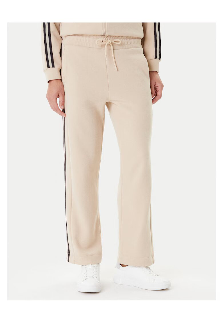 EA7 Pantaloni de trening pentru dama - Emporio Armani - bej -