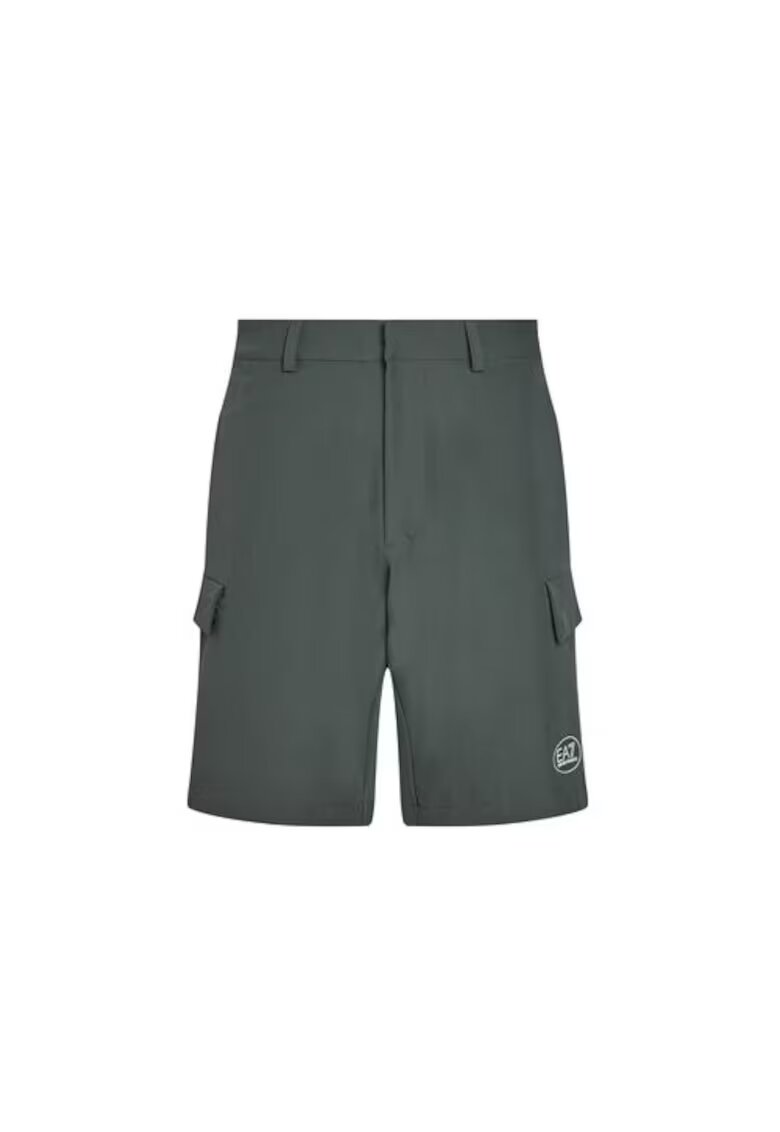 EA7 Pantaloni scurti sport barbati Emporio Armani - 7M000196 AF13554 - Poliester/Elastan - Gri - Gri