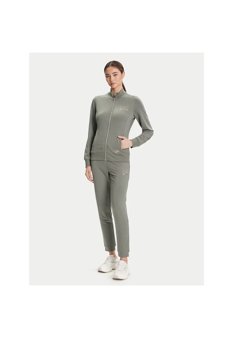 EA7 Pantaloni sport dama verde - trening