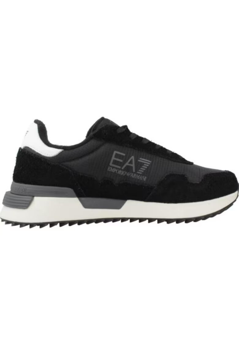 EA7 Pantofi sport barbati - Emporio Armani - 7X000380 AF19175 - negru - 100% poliester - Negru