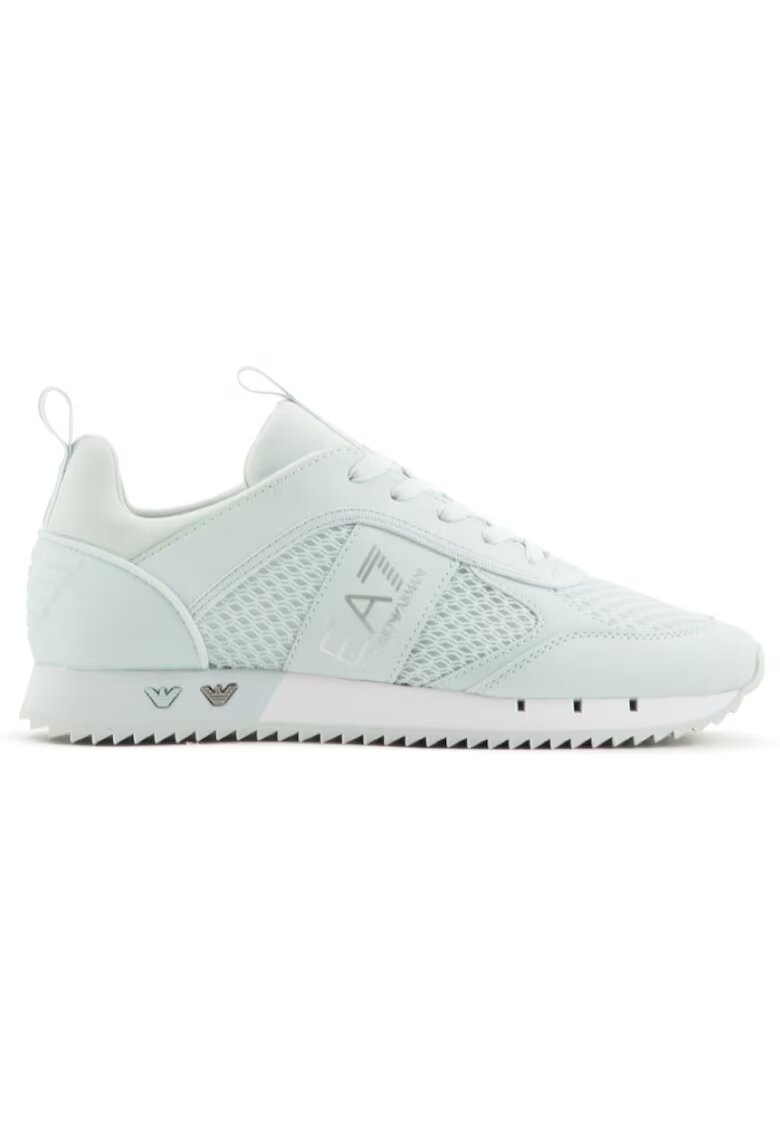 EA7 Pantofi sport pentru Femei - black white laces - X8X027-XK050-T530 - Alb - Alb