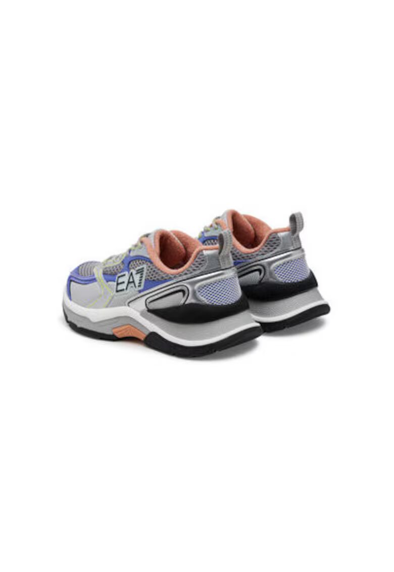 EA7 Pantofi sport unisex Emporio Armani - X8X249 XK446 - Piele ecologica - Multicolor