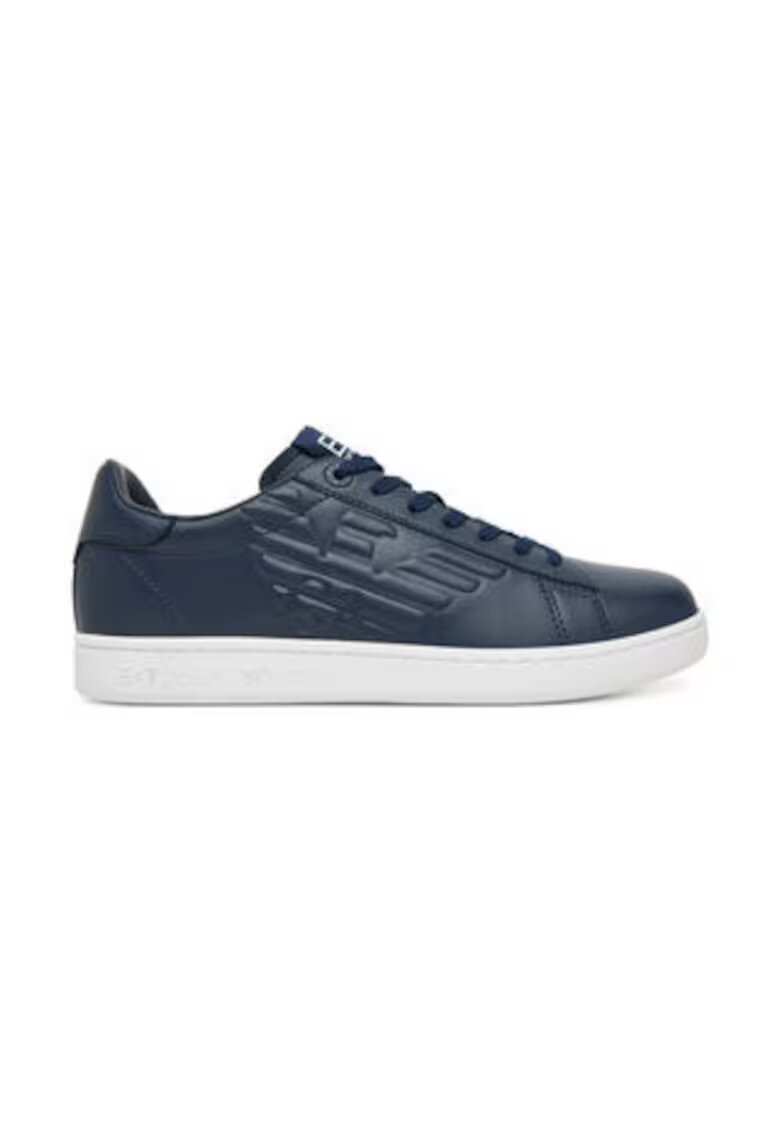 EA7 Tenisi barbati - Emporio Armani 305577580 - piele naturala - albastru