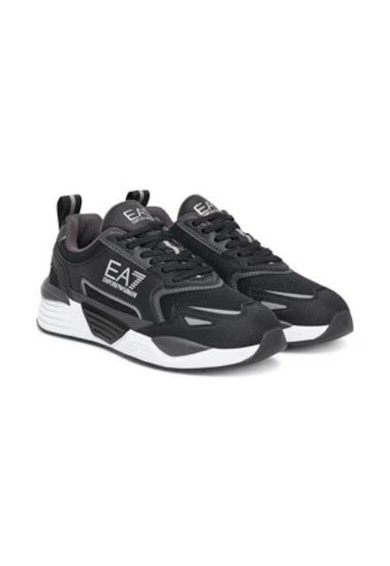 EA7 Tenisi barbati - Emporio Armani 305577597 - piele ecologica - negru