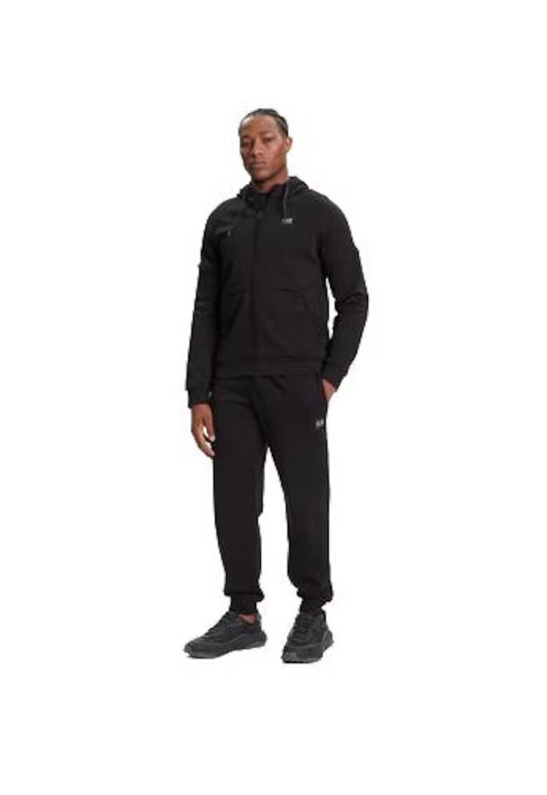 EA7 Trening Emporio Armani Negru 85% Bumbac - Negru